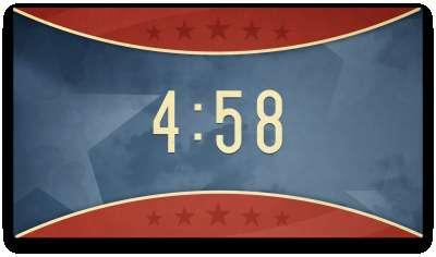 Independence Clouds And Stars Countdown