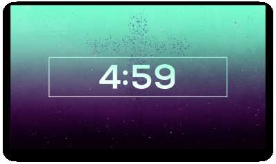 Gradient Ash Countdown