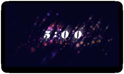 Particle Streaks Countdown