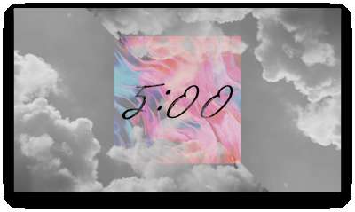 Abstract Nature Countdown