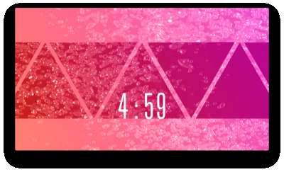 Neon Water Countdown