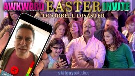 Awkward Easter Invite: Doorbell Disaster